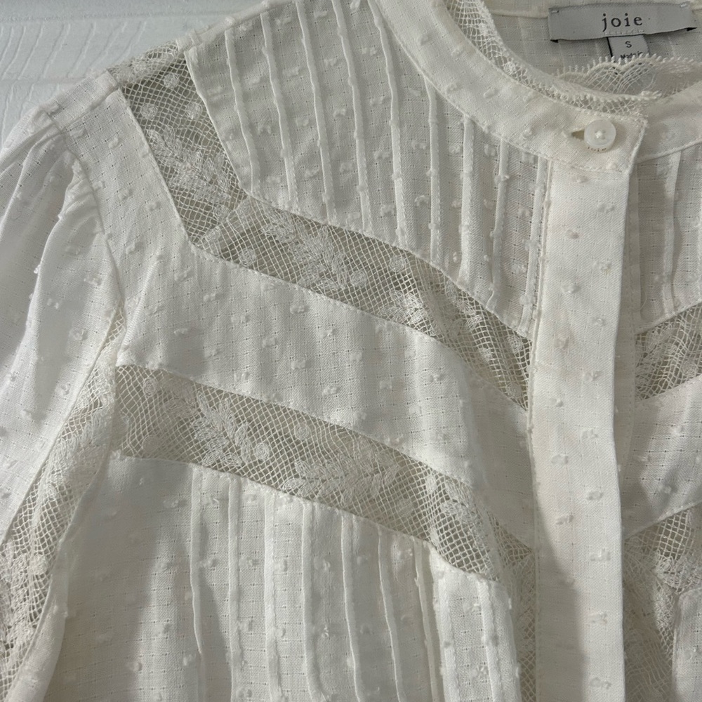 Joie Lace Detail Blouse - Picture 3 of 3